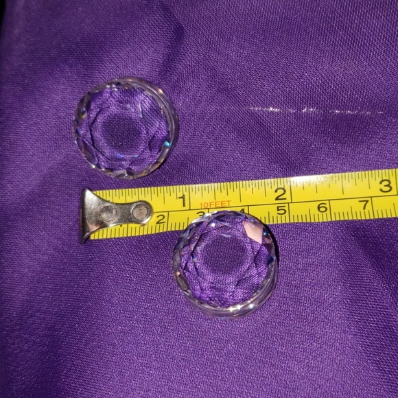 Solid Cubic zirconia gauges 7/8" - Picture 3 of 3